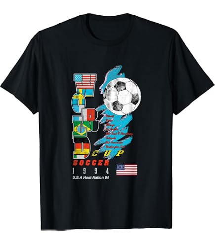 Amazon.com: World Cup 1994 International Soccer T-Shirt : Clothing